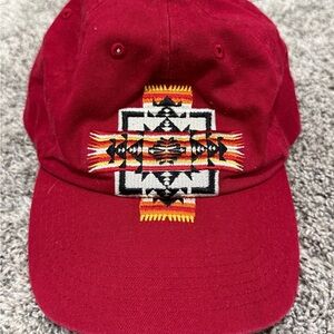 Pendleton Embroidered Cap with Geometric Design